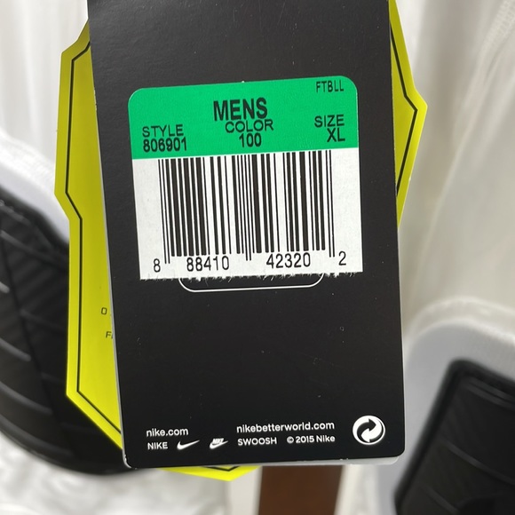 Nike Pro NWT Hyperstrong Men's Football Compression White Shorts 806901 - Picture 4 of 5